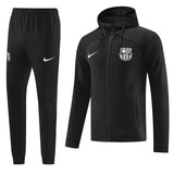 Kit Giacca Nera con zip e cappuccio   + Tuta Barcellona 2022/23