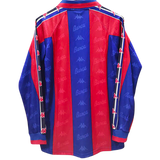 MAGLIA A MANICHE LUNGHE RETRO BARCELONA TRASFERTA 1996