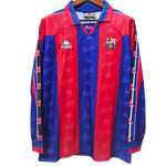 MAGLIA A MANICHE LUNGHE RETRO BARCELONA TRASFERTA 1996