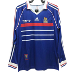 MAGLIA A MANICHE LUNGHE RETRO FRANCIA HOME 1998/99