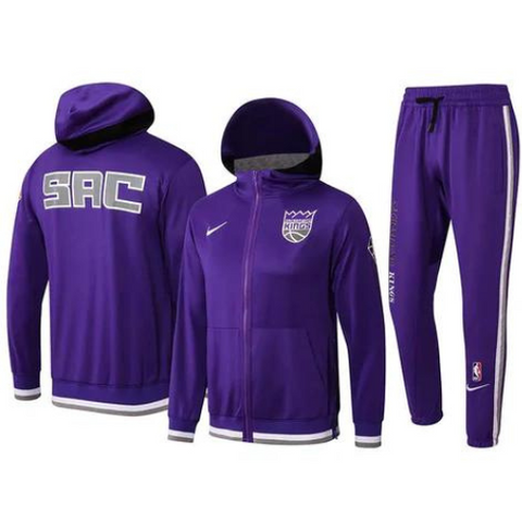 GIACCA A ZIP + TUTA SACRAMENTO KINGS VIOLA 2021/22