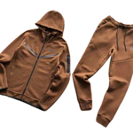 KIT FELPA + TUTA NIKE TECH MARRONE 2021/22