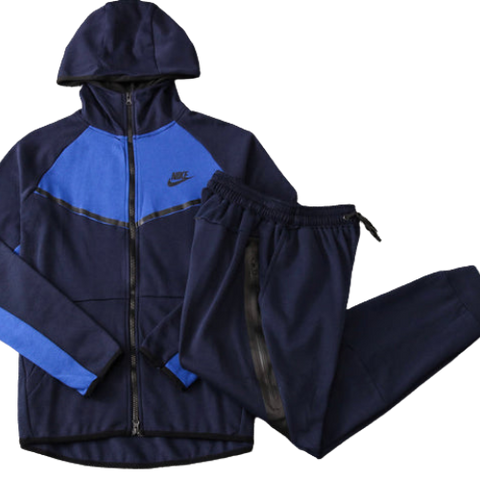 KIT GIACCA + TUTA NIKE TECH BLU