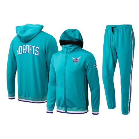 KIT Tuta con cappuccio Charlotte Hornets NBA