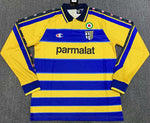 Maglia a Maniche Lunghe Retro Parma Home 2001/02